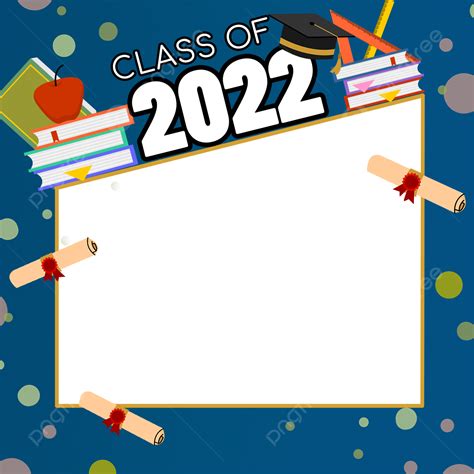 Seasonal Borders Clipart Transparent Background 2022 Graduation Season