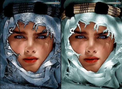 Brooke Shields Colorized From A 1983 Still Of Adventures In The Sahara