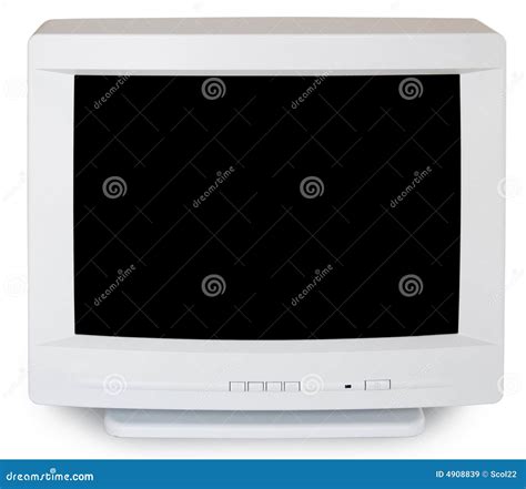 Old Computer Monitor Royalty Free Stock Images Image 4908839