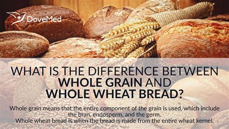 What Is The Difference Between Whole Grain And Whole Wheat Bread