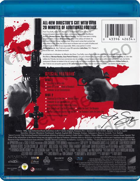The Boondock Saints Ii All Saints Day Director S Cut Blu Ray