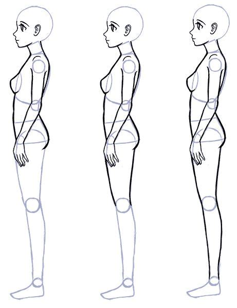 Side View Person Drawing Draw Body Drawings