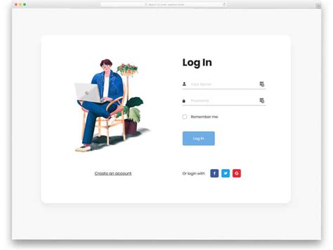 Bootstrap Login Form Examples With Trendy Design