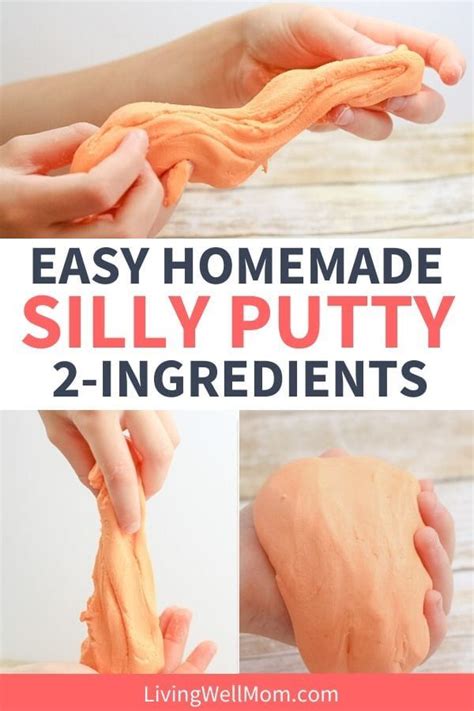 How To Make Putty 2 Ingredient Diy Silly Putty Artofit