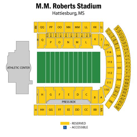 USM MM Roberts Stadium The Rock Hattiesburg MS Tickets 2023 2024