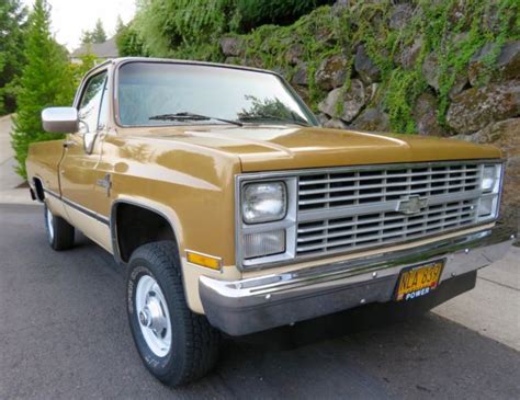 1984 Chevy Scottsdale K 10 4x4 Truck With 22k Original Miles For