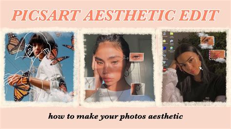 How To Make Your Photos Aesthetic Picsart Aesthetic Edits Youtube