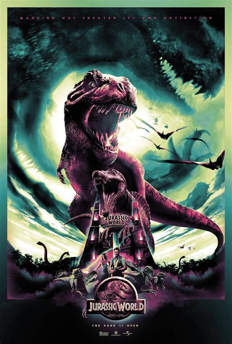Jurassicpark Jurassicworld Jurassic World Movie Poster Jurassic