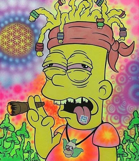 Pin By Francis Gaudia On Bart Simpson Trippy Cartoon Trippy Drawings Simpsons Art