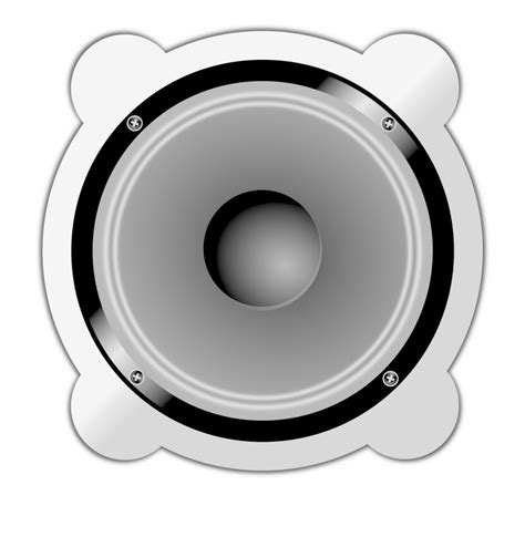 Computer Speaker Clipart Black And White Free