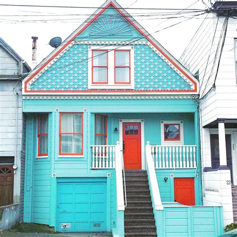 Poetic Pictures Of San Francisco Colorful Houses Fubiz Media
