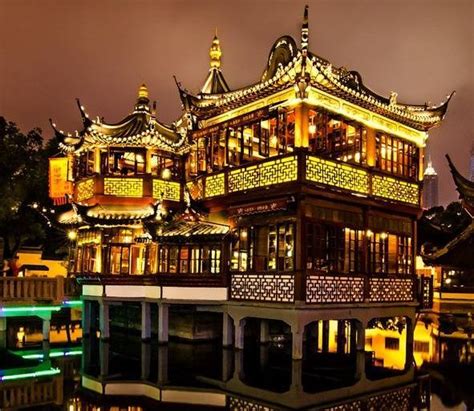 Huxinting Tea House Shanghai China Lugares Del Mundo Arquitectura
