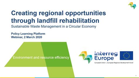 Creating Regional Opportunities Through Landfill Rehabilitation Youtube