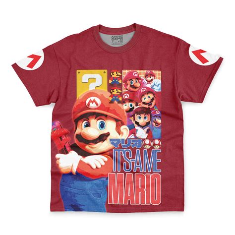 Mario Super Mario Streetwear T Shirt Anime Ape