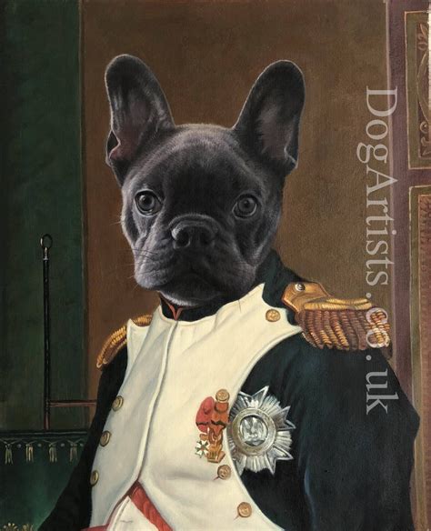 Dogs In Uniform Paintings Dog Artists French Bulldog Painting Dog