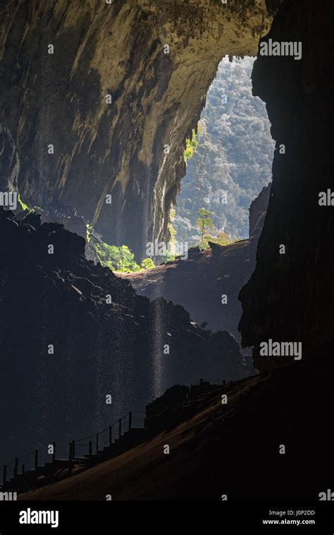 Deer Cave Mulu National Park Borneo Picture Taken From Inside The