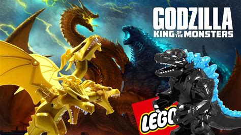 King Ghidorah Lego Brick 2022 Godzilla King Of The Monster Lego Brick