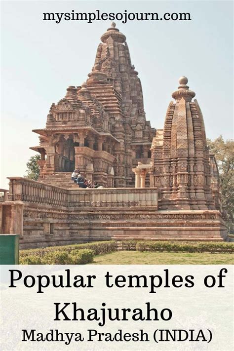 Popular Temples Of Khajuraho Group Of Monuments Asia