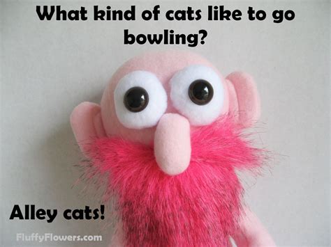 Cute And Clean Kitty Cat Bowling Joke For Children Featuring An Adorable