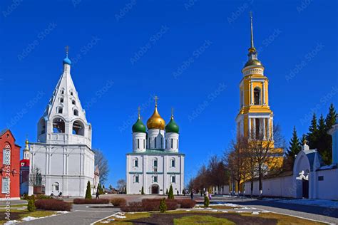 The Cathedral Square Of Kolomna Originated In The Xiv Century The