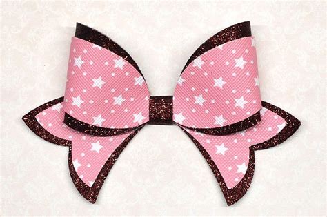 Hair Bow Template SVG DIY Leather Bow Template 270201 SVGs