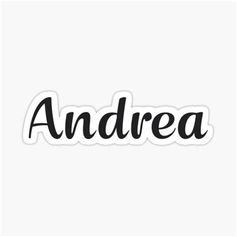 Andrea Sticker For Sale By 99posters Redbubble