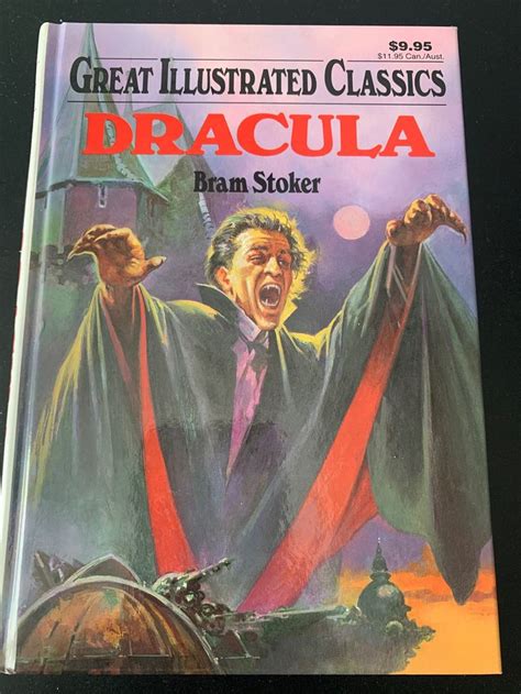 Dracula Hardcover Book Great Illustrated Classics Etsy Canada