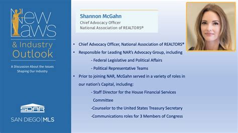 Shannon Mcgahn New Laws And Industry Outlook 2021 Youtube