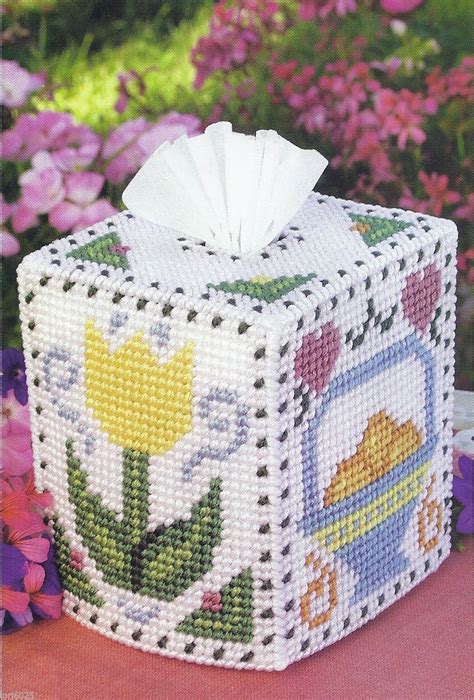 Country Seasons Tissue Box Cover Pattern Onlyplastic Canvas