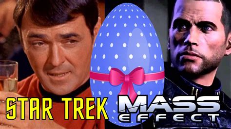 Easter Eggs Mass Effect X Star Trek Papo Nas Estrelas