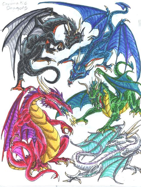 Chromatic Dragons By Tibby101 On Deviantart