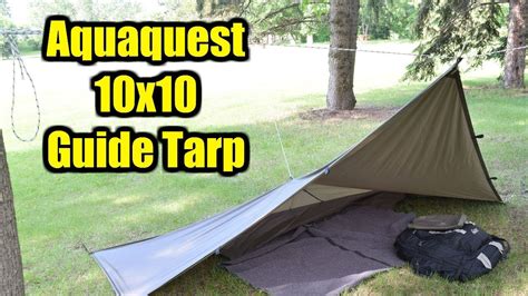 Aquaquest 10x10 Guide Tarp And Update Youtube