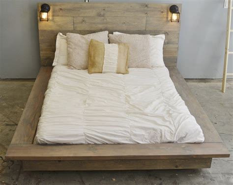20 Floating Bed Frame Wood Decoomo