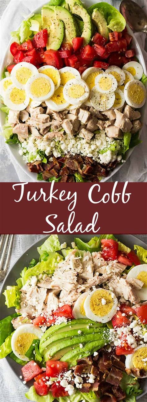 Two Plates Filled With Salads On Top Of Each Other And The Words Turkey