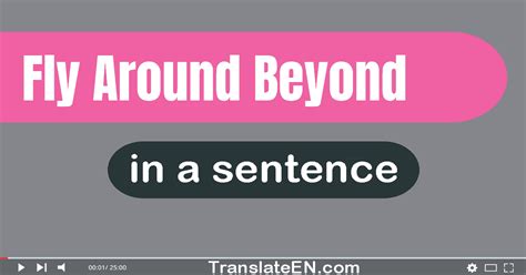 Use Fly Around Beyond In A Sentence