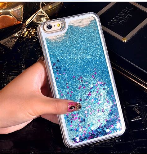 Glitter Bling Liquid Sand Star Quicksand Clear Tpu Case For Iphone 7