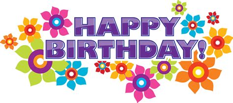 Happy Birthday Png Word Clip Art Library