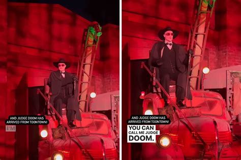 Video Judge Doom From Who Framed Roger Rabbit Reenacts Infamous Dip Scene At Oogie Boogie
