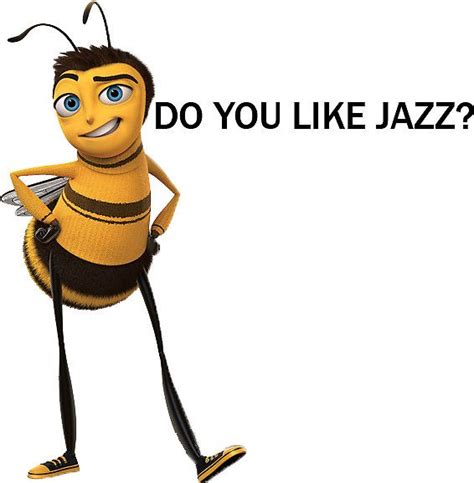 Do You Like Jazz Sticker By Afrenchrat In 2021 Bee Movie Bee Movie