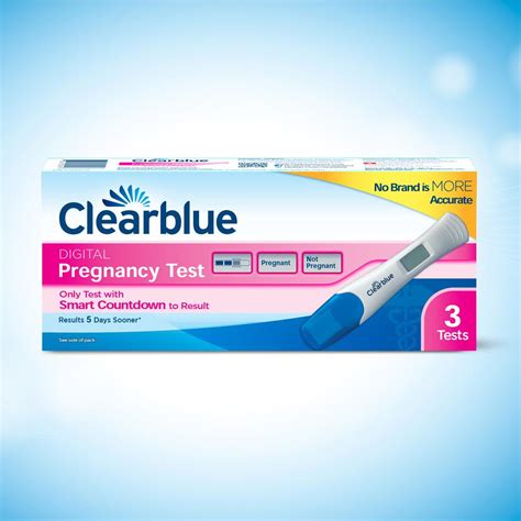 Clearblue® rapid detection can detect tiny amounts of this hormone in your urine. Amazon.com: Clearblue Digital Pregnancy Test with Smart ...