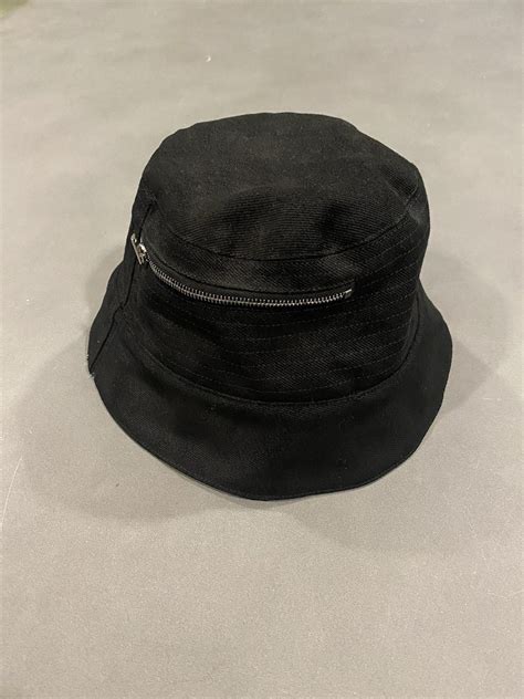 Rick Owens Rick Owens Drkshdw Black Pocket Gilligan Bucket Hat Grailed