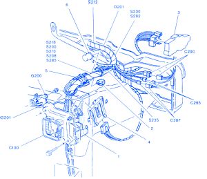 GMC Duravan 1997 Engine Electrical Circuit Wiring Diagram » CarFuseBox