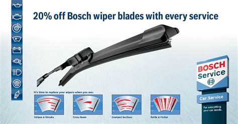 Mudgee Branch Offers 20 Off Bosch Wiper Blades Gb Auto
