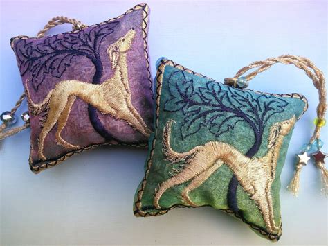 SALUKI, Embroidered Lavender Bag, scented Gift | Lavender bags, Lavender, Dried lavender flowers