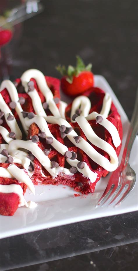 Academy of nutrition and dietetics. Desserts With Benefits Healthy Low Carb and Gluten Free Red Velvet Waffles with Cream Cheese ...