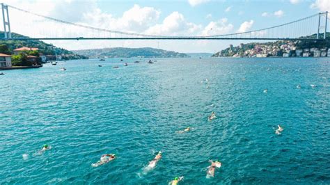 Bosphorus Cross Continental Swimming Race Hundreds Join Istanbul