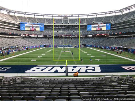 Seat View From Section 101 At Metlife Stadium New York Jets