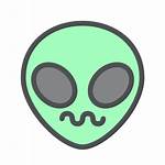Alien Icon Confused Transparent Icons Clipart Space