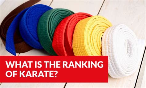 What Is The Order Of Belts In Karate Karate Karate Belt Colors