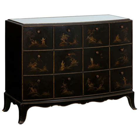 Handpainted Chinoiserie Chest Of Drawers At 1stdibs